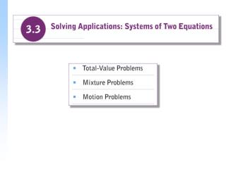 Total-Value Problems