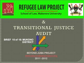 NATIONAL RECONCILIATION &amp; TRANSITIONAL JUSTICE AUDIT