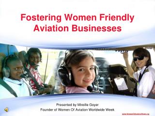 Fostering Women Friendly Aviation Businesses