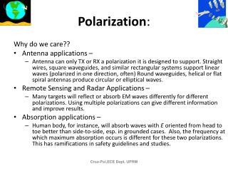 Polarization :