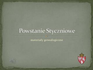 Powstanie Styczniowe