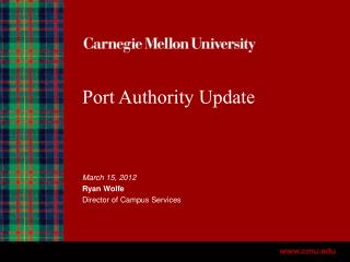 Port Authority Update