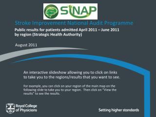 Stroke Improvement National Audit Programme