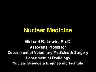 Nuclear Medicine