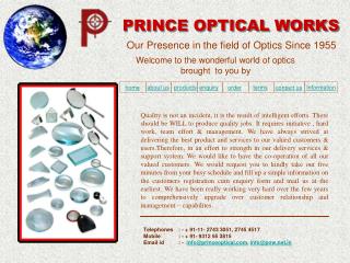 PRINCE OPTICAL WORKS