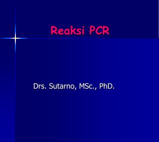 Reaksi PCR