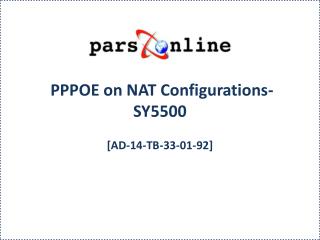 PPPOE on NAT Configurations-SY5500