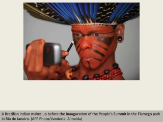 Indigenous groups launch summit in Rio