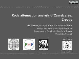 Coda attenuation analysis of Zagreb area, Croatia