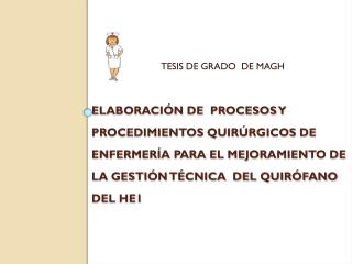 TESIS DE GRADO DE MAGH