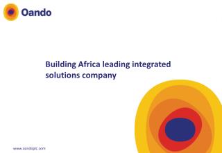 Building Africa leading integrated solutions company