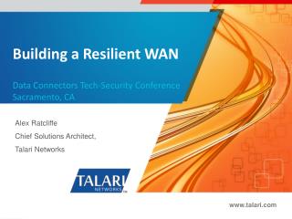 Building a Resilient WAN