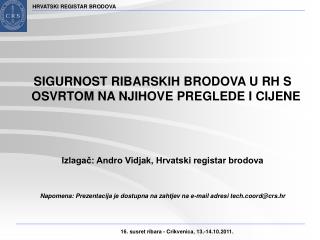 HRVATSKI REGISTAR BRODOVA