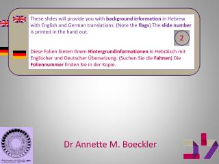 Dr Annette M. Boeckler