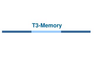 T3-Memory