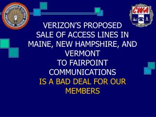 WHO IS FAIRPOINT COMMUNICATIONS?