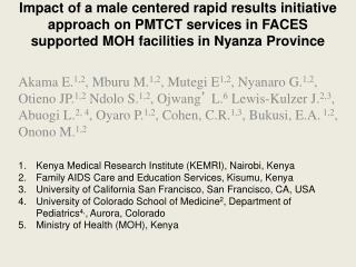 Kenya Medical Research Institute (KEMRI), Nairobi, Kenya