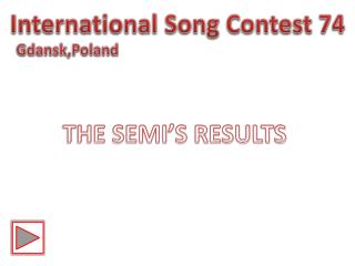 International Song Contest 74