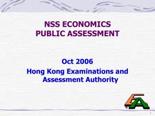 NSS ECONOMICS PUBLIC ASSESSMENT