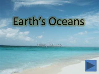 Earth’s Oceans