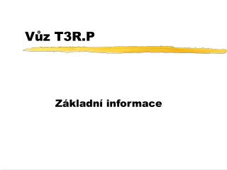 Vůz T3R.P
