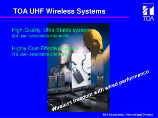 TOA UHF Wireless Systems