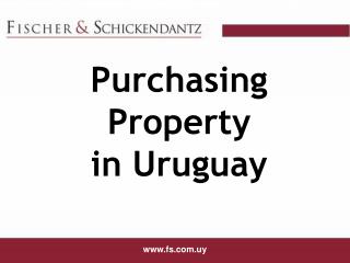 Purchasing Property in Uruguay