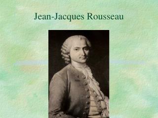 Jean-Jacques Rousseau