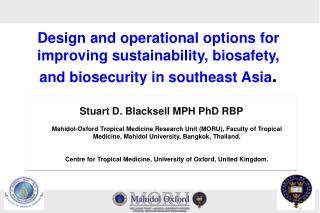 Stuart D. Blacksell MPH PhD RBP