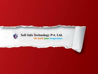 Soft Info Technology Pvt. Ltd. We build your Imagination