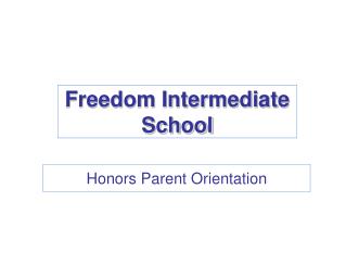 Freedom Intermediate School