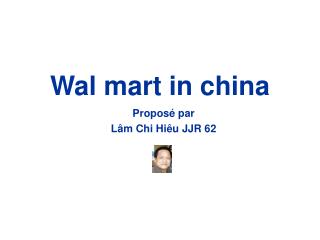 Wal mart in china