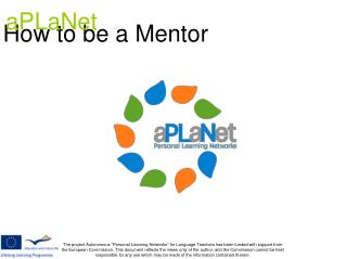 How to be a Mentor