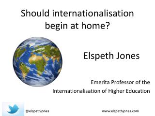 Should internationalisation begin at home?