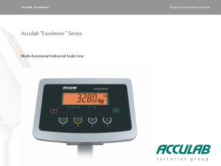 Acculab “Exceleron “ Series