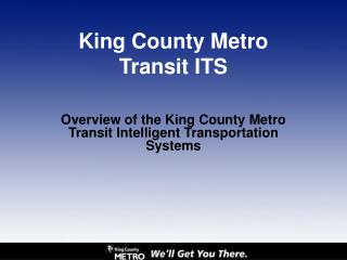 King County Metro Transit ITS