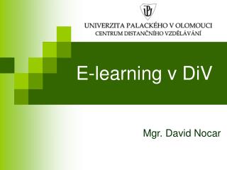 E-learning v DiV