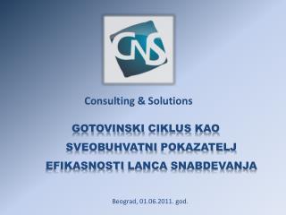 Consulting &amp; Solutions