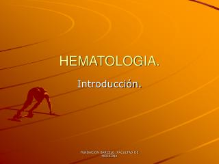 HEMATOLOGIA.