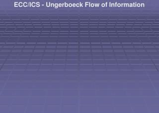 ECC/ICS - Ungerboeck Flow of Information