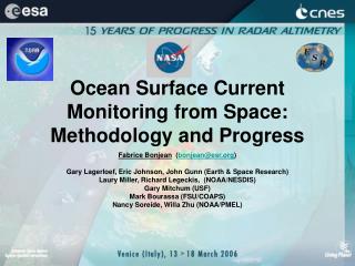 Ocean Surface Current Monitoring from Space: Methodology and Progress