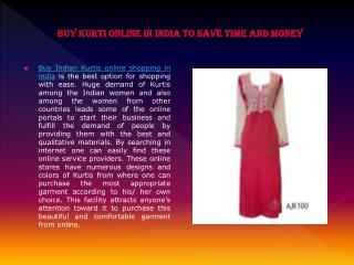Indian Kurtis Online Shopping