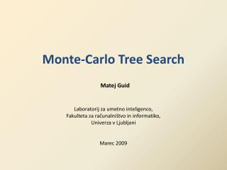 Monte-Carlo Tree Search