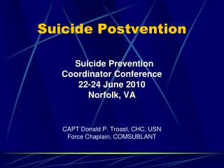 Suicide Postvention