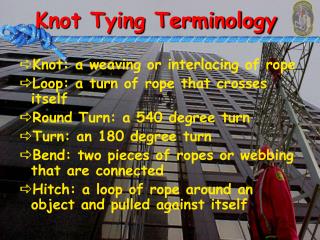 Knot Tying Terminology