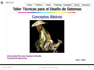 Taller Técnicas para el Diseño de Sistemas