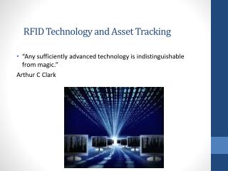 RFID Technology and Asset Tracking