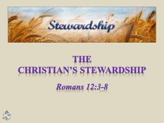The Christian’s Stewardship