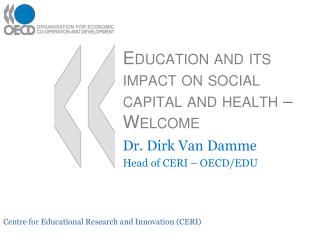 Education and its impact on social capital and health – Welcome