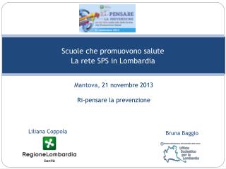 Scuole che promuovono salute La rete SPS in Lombardia